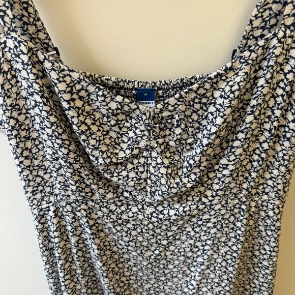 Old Navy Navy and White Floral Mini Dress - Picture 2 of 7